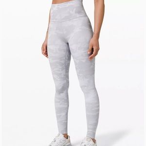 Lulu lemon white camo leggings